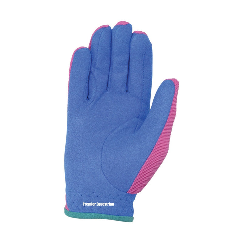 Hy Zeddy Three Tone Riding Gloves
