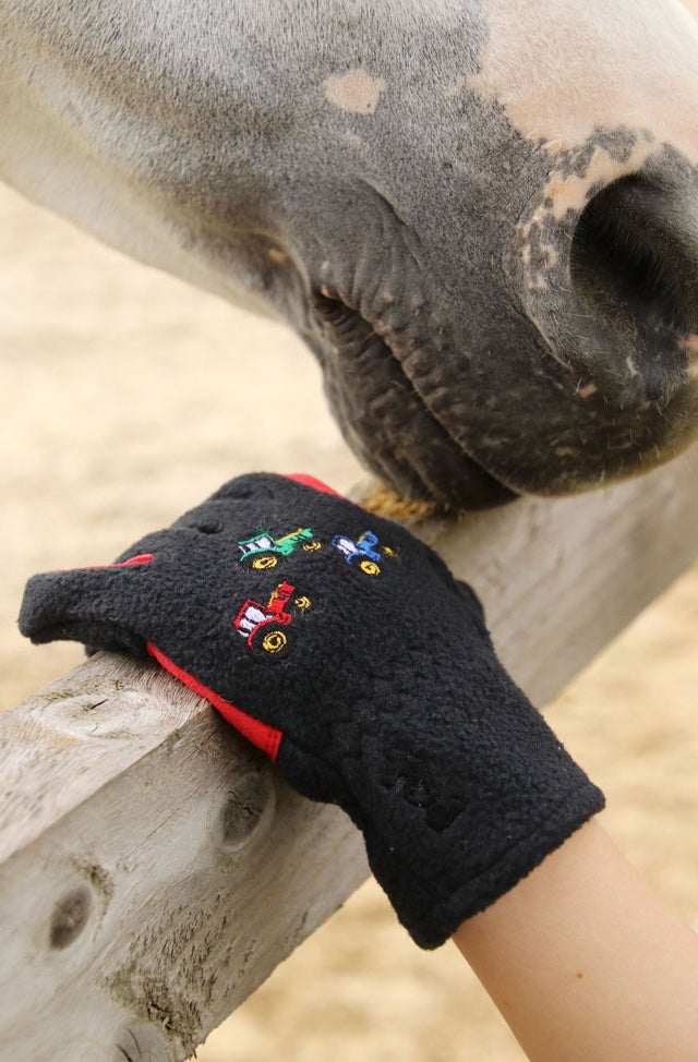 Hy Tractor Collection Fleece Gloves by Little Knight