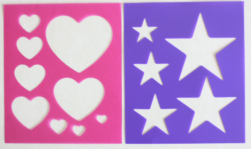 Stars or Hearts Quarter Markers