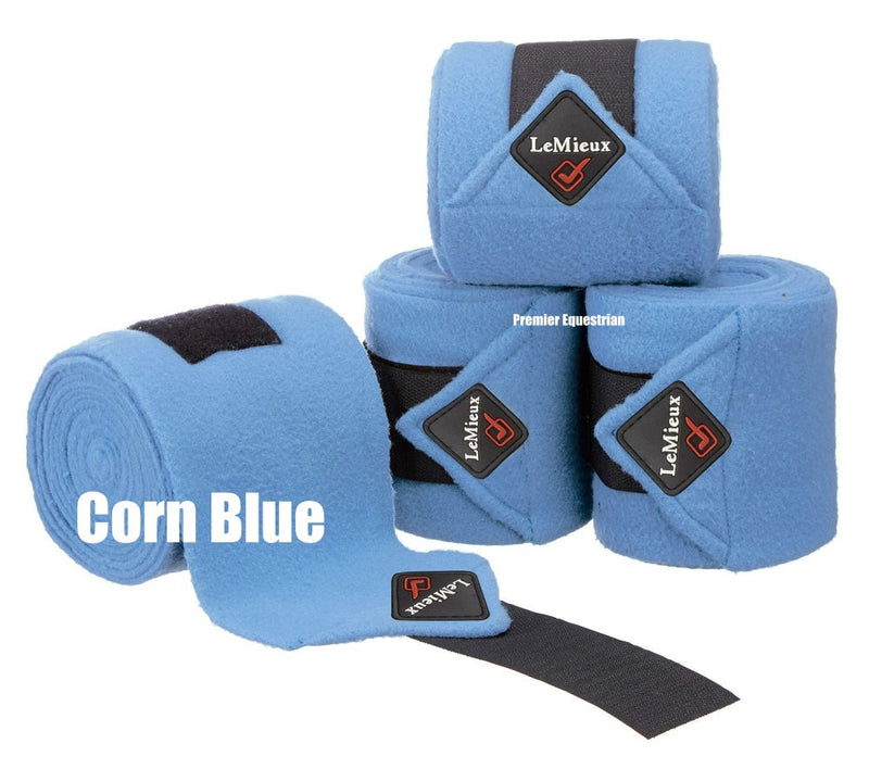 LeMieux Luxury Polo Fleece Bandages - Corn Blue   CLEARANCE