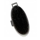 Equerry Leather Backed Body Brush Black Natural Bristle (LBM)