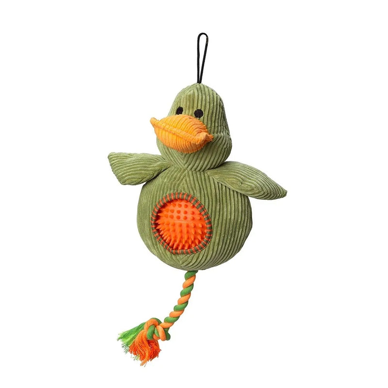 House of Paws Cord Toy with Spiky Ball