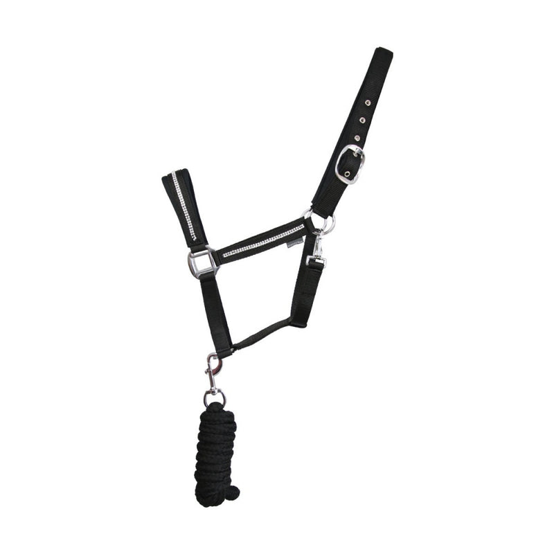 Hy Equestrian Sparkling Head Collar & Lead Rope