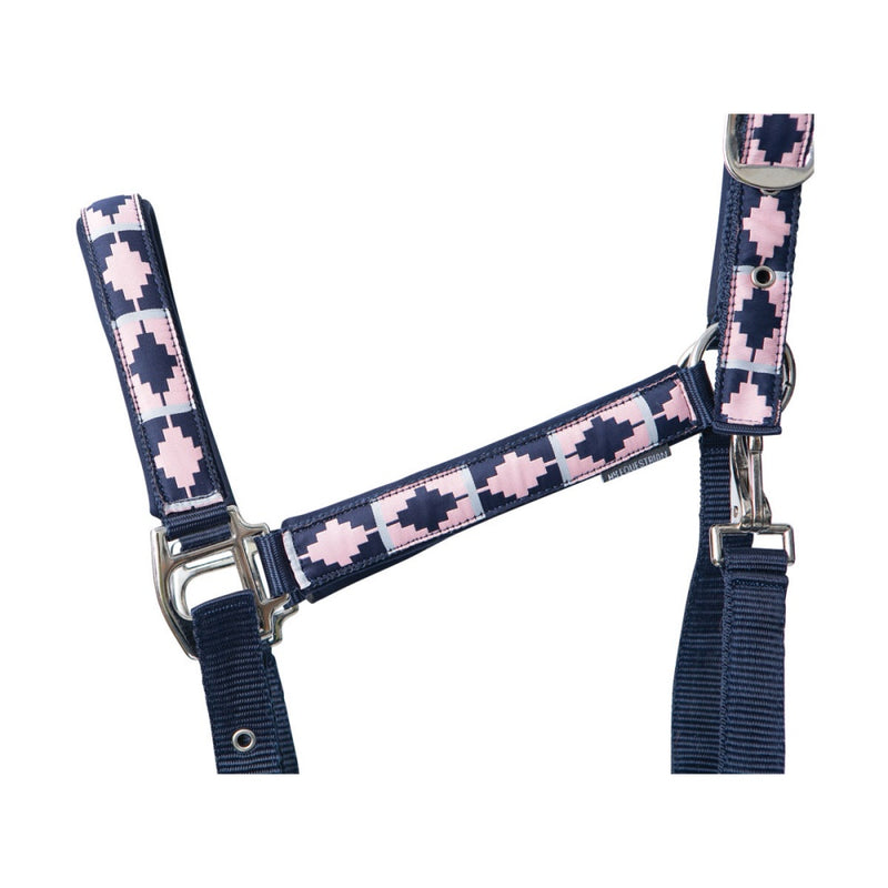 Hy Equestrian Woven Polo Head Collar and Lead Rope