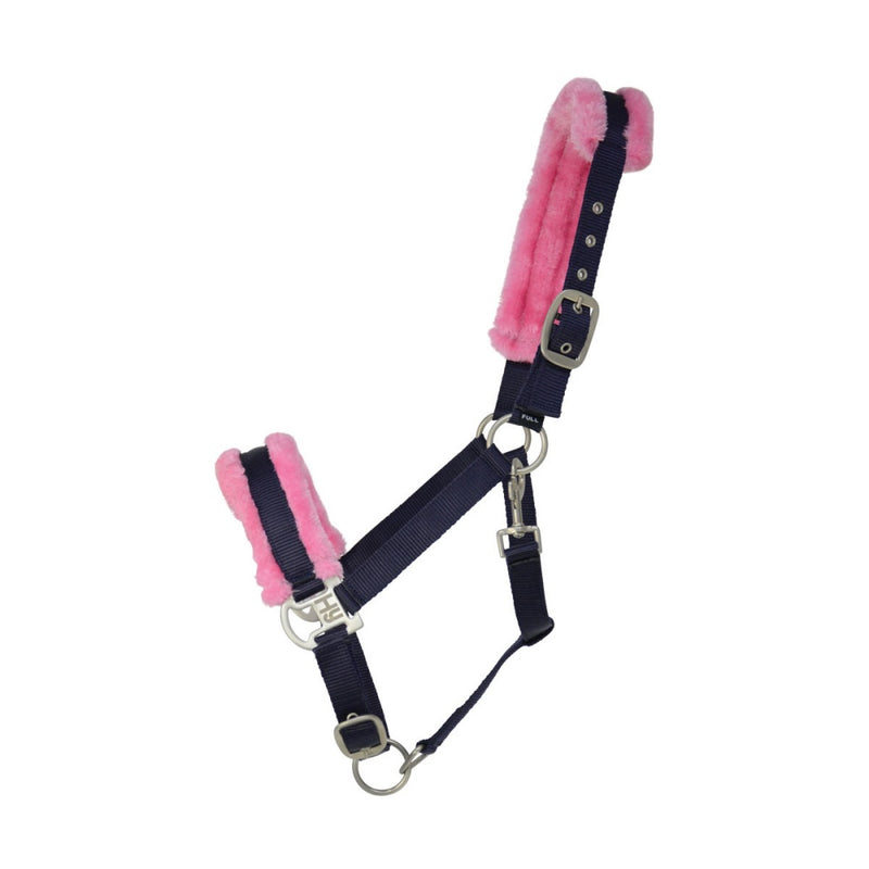 Hy Equestrian Two-Tone Faux Fur Headcollar