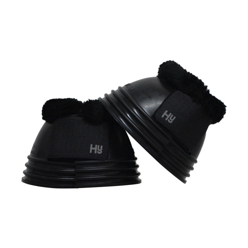 HyEquestrian Ringed Fleece Topped Over Reach Boots