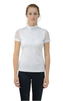 Hy Equestrian Maddie Mesh Sleeved Show Shirt