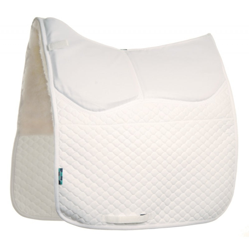 Nuumed Hi Wither Half Wool Shimmy Saddlepad - Dressage (SP01SS)