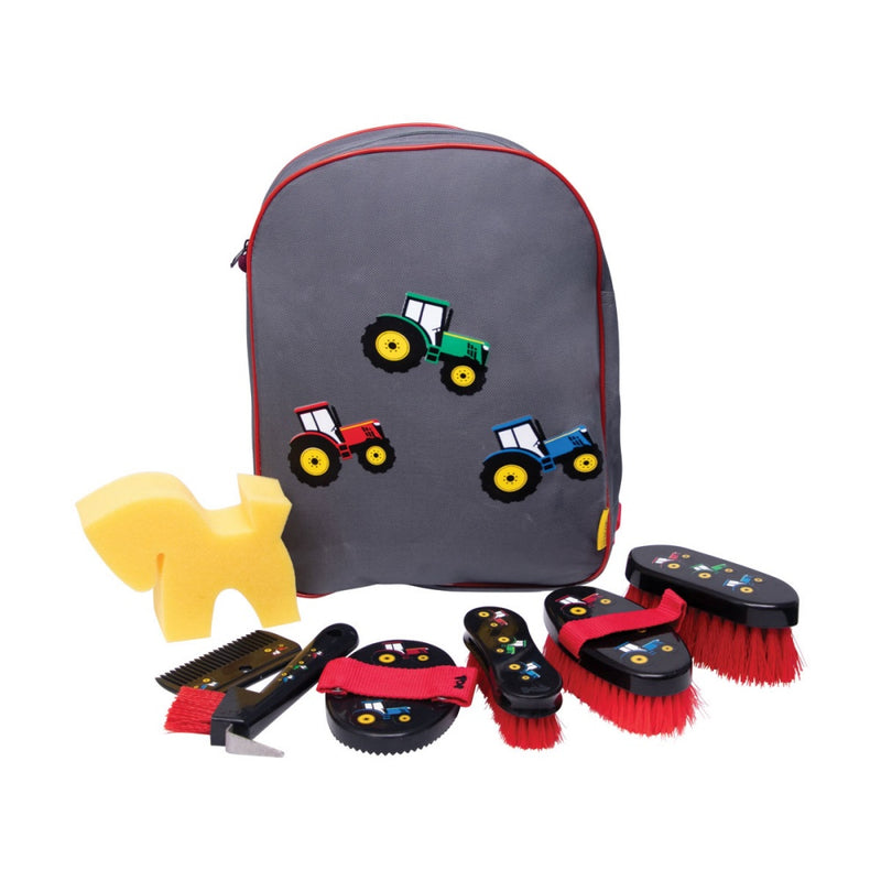 Tractor Collection Complete Grooming Kit Rucksack by Little Knight