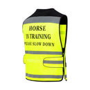 Equisafety Air Waistcoat - Horse In Training Please Slow Down