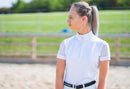 Hy Equestrian Maddie Mesh Sleeved Show Shirt