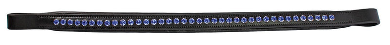 JHL Blue Diamante Padded Browband