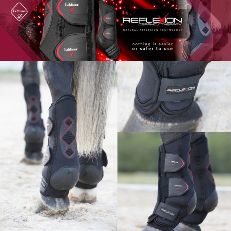 LeMieux Reflexion Ceramic Therapy Boots - LAST ONE