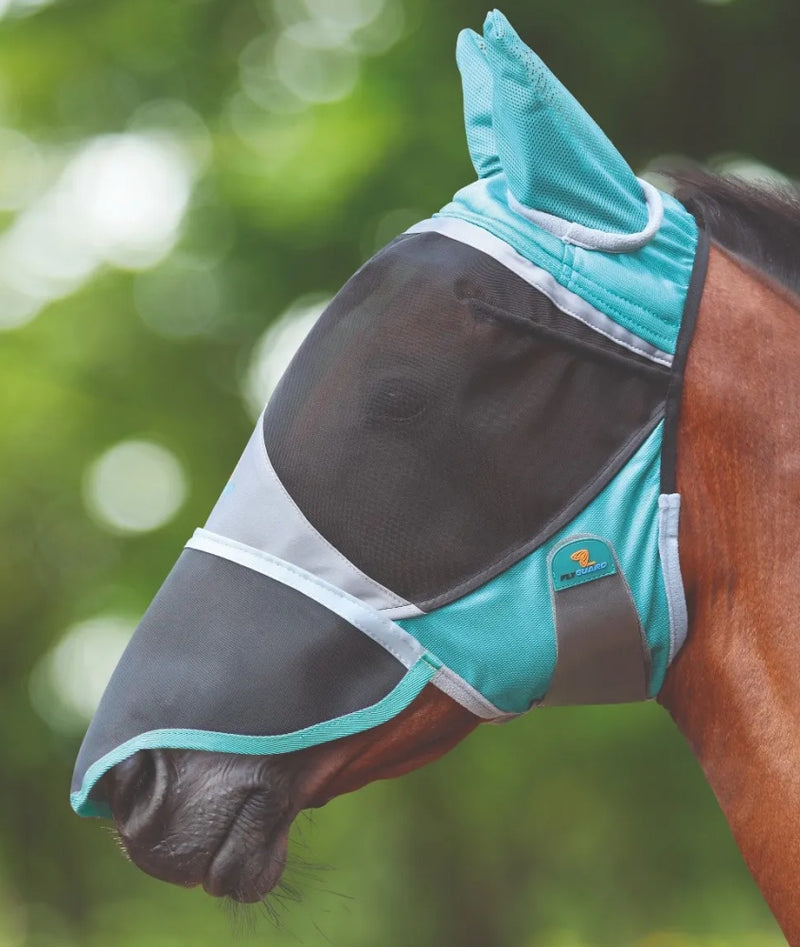 Shires Deluxe Fly Mask with Ears & Nose