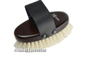 HySHINE Deluxe Goat Hair Wooden Body Brush