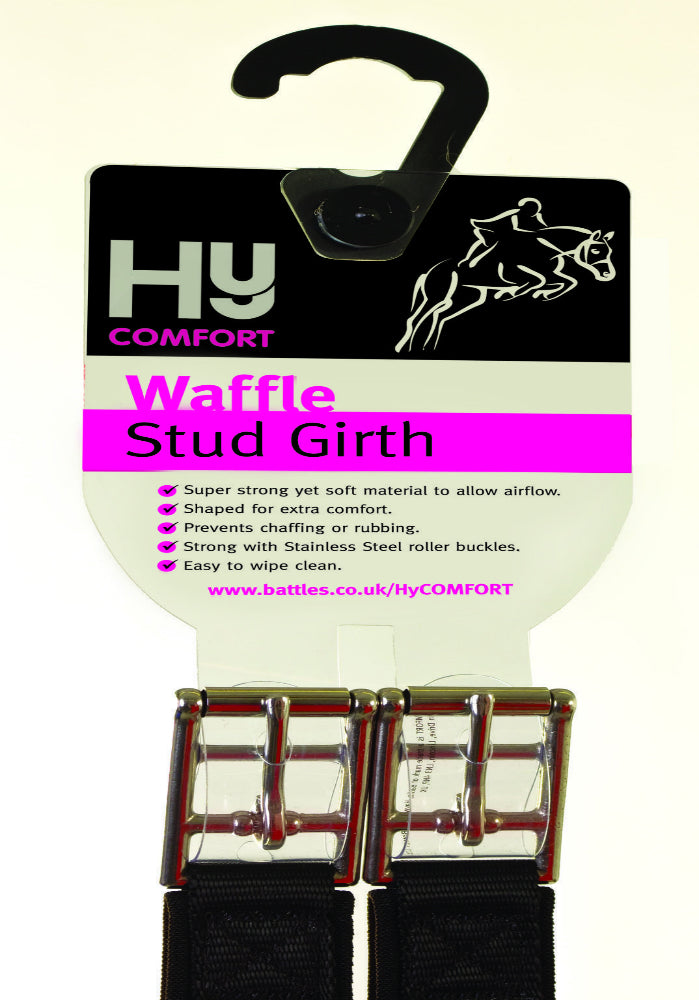 HyCOMFORT Waffle Stud Girth