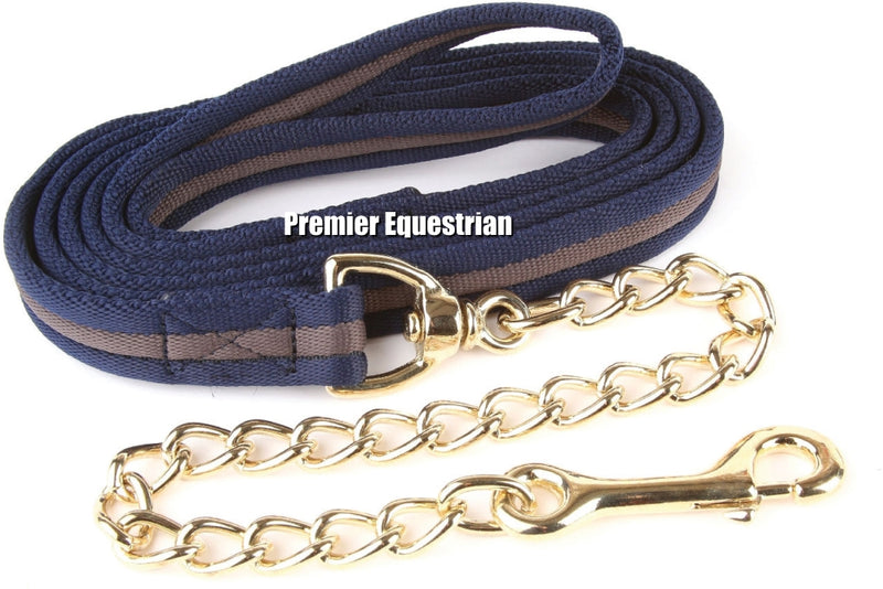 Hy Soft Webbing Lead Rein with Chain