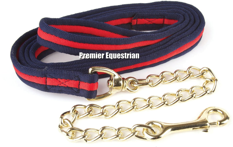 Hy Soft Webbing Lead Rein with Chain