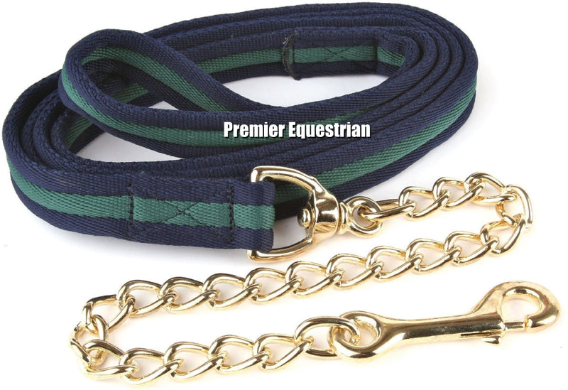 Hy Soft Webbing Lead Rein with Chain