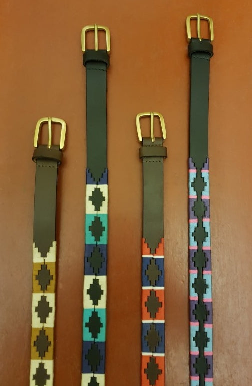 Elano NARROW Leather Polo Belt