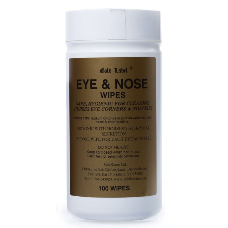 Gold Label Eye & Nose Wipes 100's