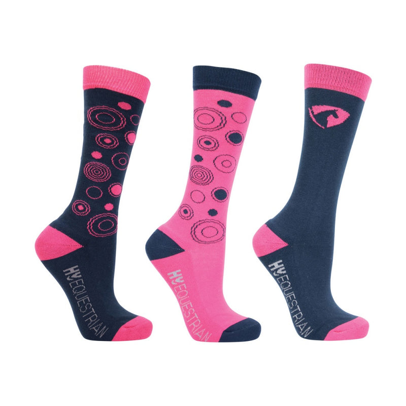 Hy Equestrian DynaMizs Ecliptic Socks (Pack of 3)