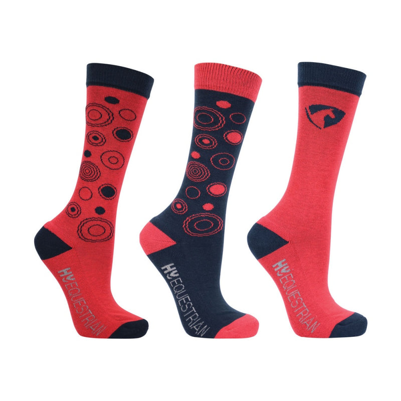 Hy Equestrian DynaMizs Ecliptic Socks (Pack of 3)