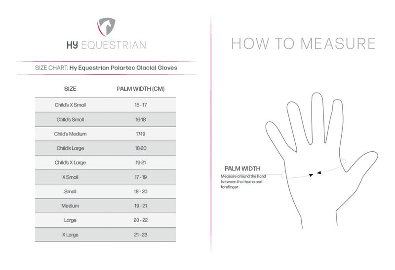 Hy Equestrian Polartec Glacial Riding & General Glove