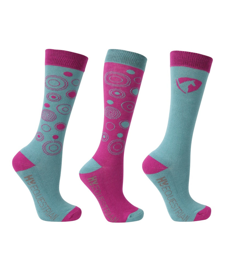 Hy Equestrian DynaMizs Ecliptic Socks (Pack of 3)