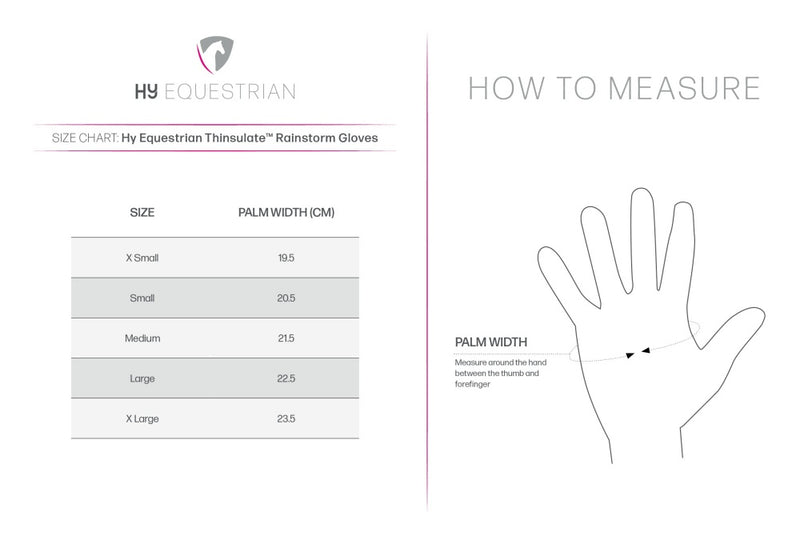 Hy Equestrian Thinsulate Rainstorm Gloves
