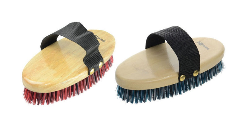 HySHINE Natural Wooden Body Brush
