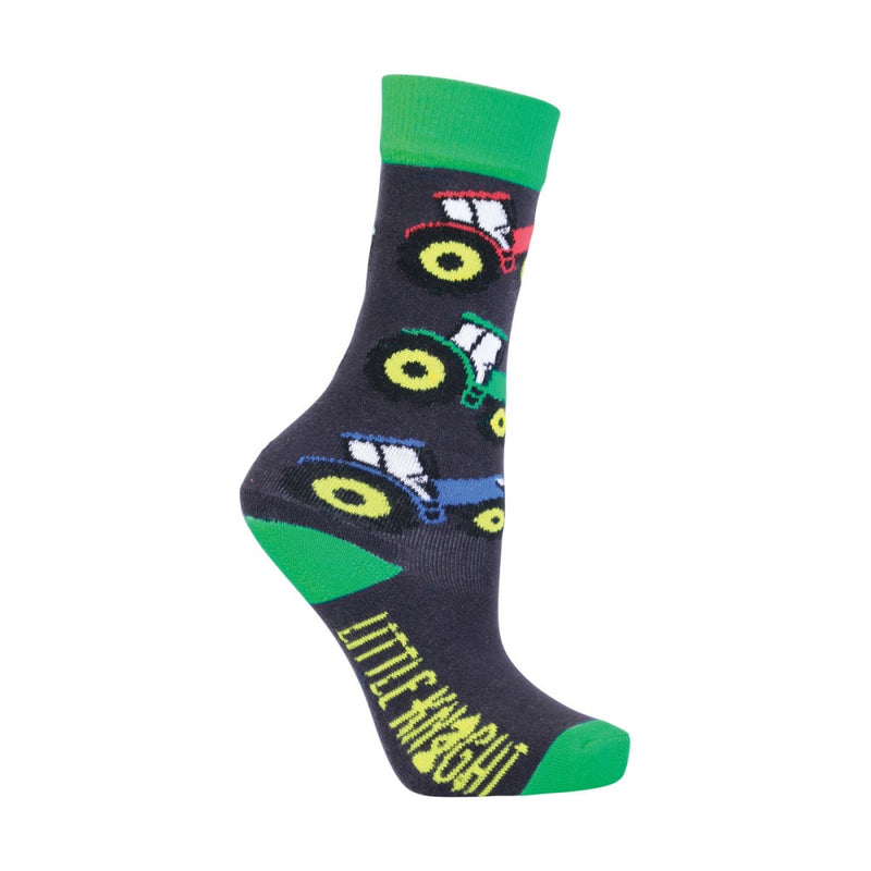 Hy Tractor Collection Socks by Little Knight (Pack of 3)