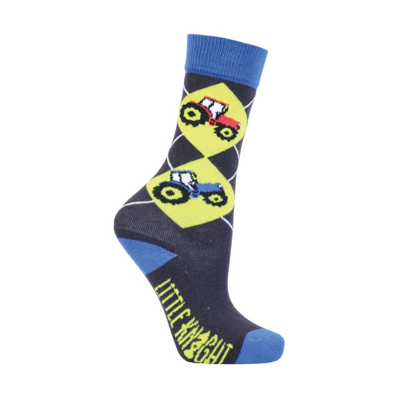 Hy Tractor Collection Socks by Little Knight (Pack of 3)