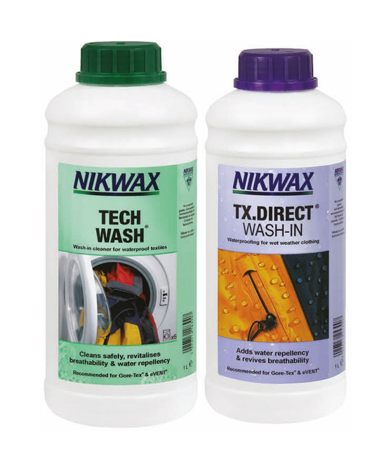 Nikwax Tech Wash & TX Direct Wash-In