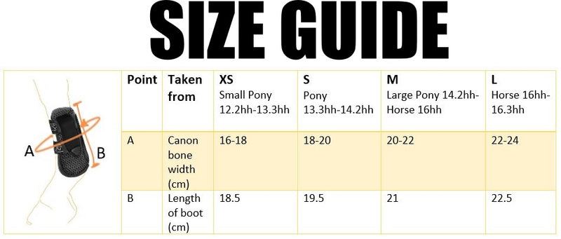 Equilibrium Tri-Zone Open Fronted Tendon Boots