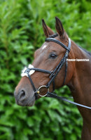 Hy Mexican Bridle with Rubber Grip Reins