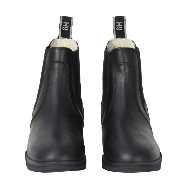 Hy Equestrian Fleece Lined Wax Leather Jodhpur Boot