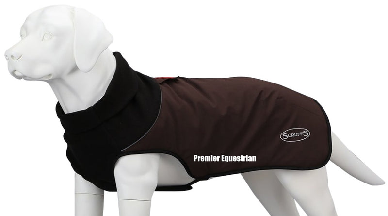 Scruffs Thermal Quilted Dog Coat - Chocolate