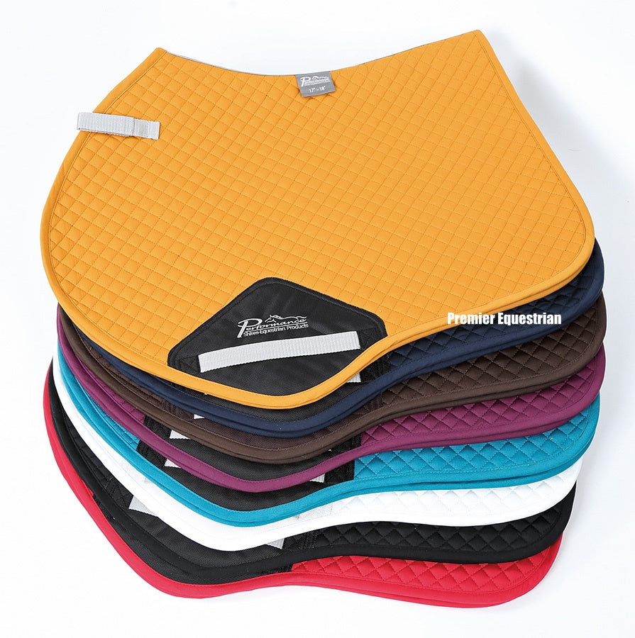 Sottosella Shires Performance Jump, Misura COB/Full, Colore Blu Oceano