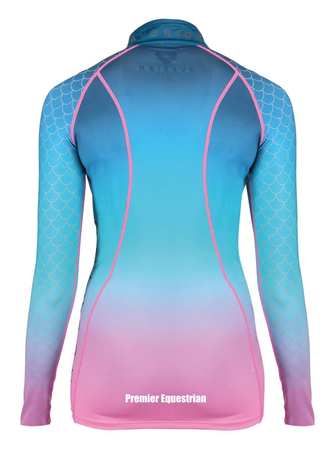 Aubrion Hyde Park Cross Country Shirt - Mermaid