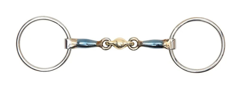 Blue Sweet Iron Loose Ring Snaffle with Lozenge