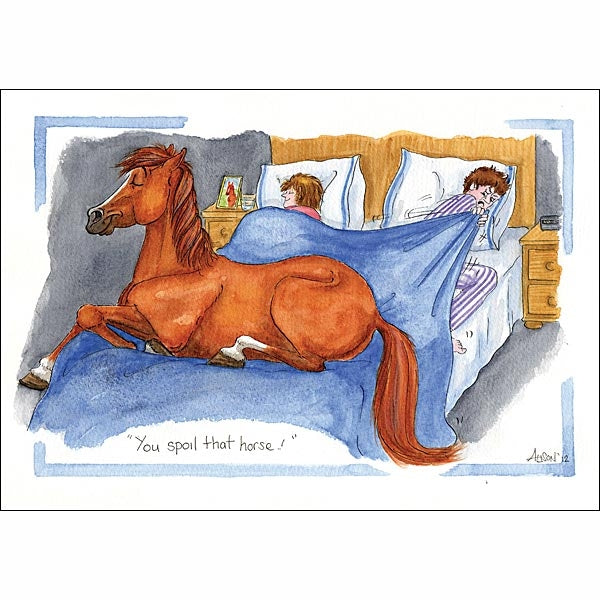 Cartoon Horse Cards - Pack of 6