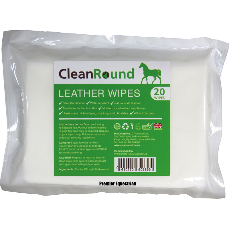 CleanRound Leather Wipes 