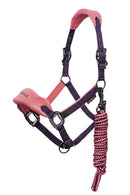 LeMieux Vogue Fleece Headcollar with Leadrope - Papaya - LAST ONE