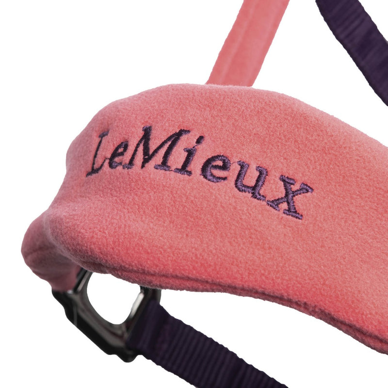 LeMieux Vogue Fleece Headcollar with Leadrope - Papaya - LAST ONE