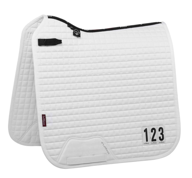 LeMieux Cotton Dressage Competition Square (with numbers)