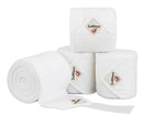 LeMieux Luxury Polo Fleece Bandages - White  CLEARANCE