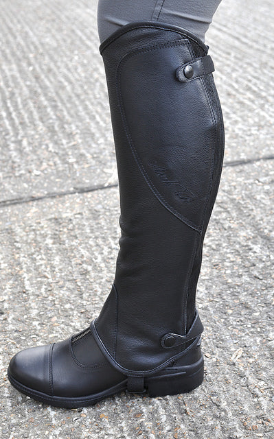 Mark Todd Close Fit Soft Leather Half Chaps