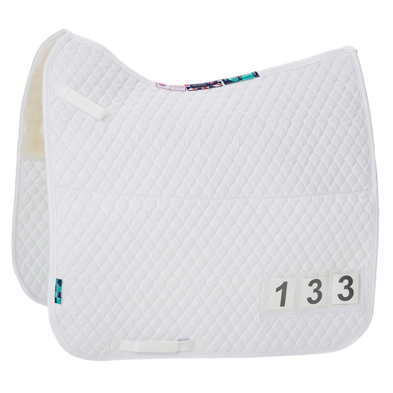 Nuumed Hi Wither Half Wool Competition Number Saddlepad - Dressage (SP18)