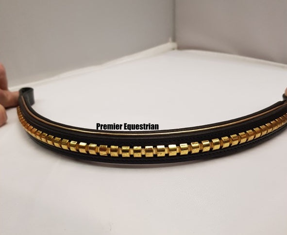 Padded Leather Clencher Browband